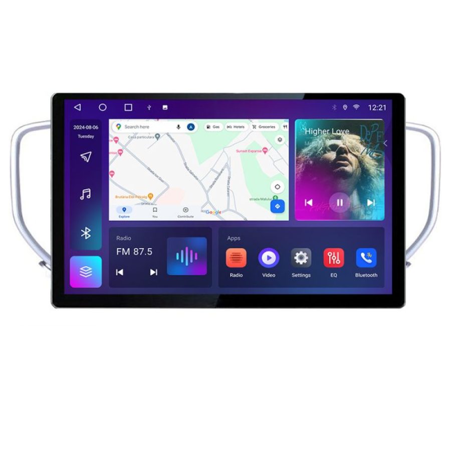Navigatie dedicata Kia Sportage 2016-2018 N-567 Edonav ecran 13" 2K 8 si 128 Android Waze USB Navigatie 4G 360 Toslink Youtube Rad - imagine 2