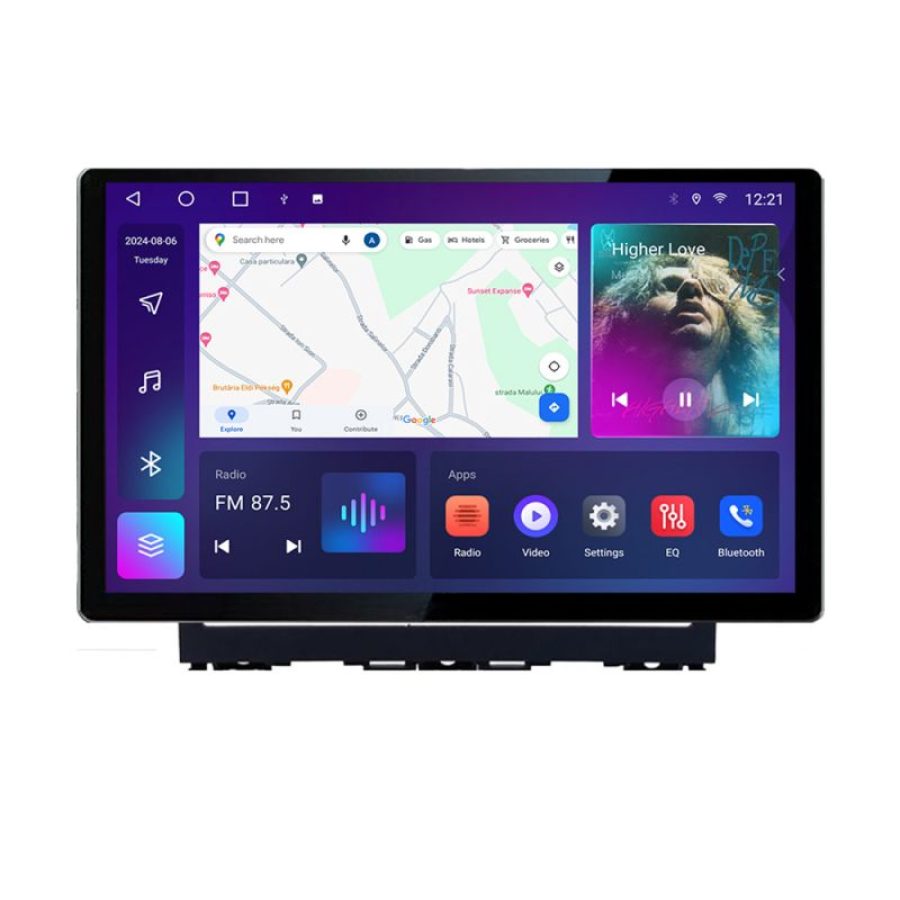 Navigatie dedicata Fiat Albea 2009-2014 N-ALBEA Edonav ecran 13" 2K 8 si 128 Android Waze USB Navigatie 4G 360 Toslink Youtube Rad - imagine 2