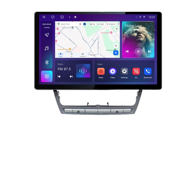 Navigatie dedicata Skoda Octavia 2 2005-2013 N-005 Edonav ecran 13" 2K 8 si 128 Android Waze USB Navigatie 4G 360 Toslink Youtube - imagine 2