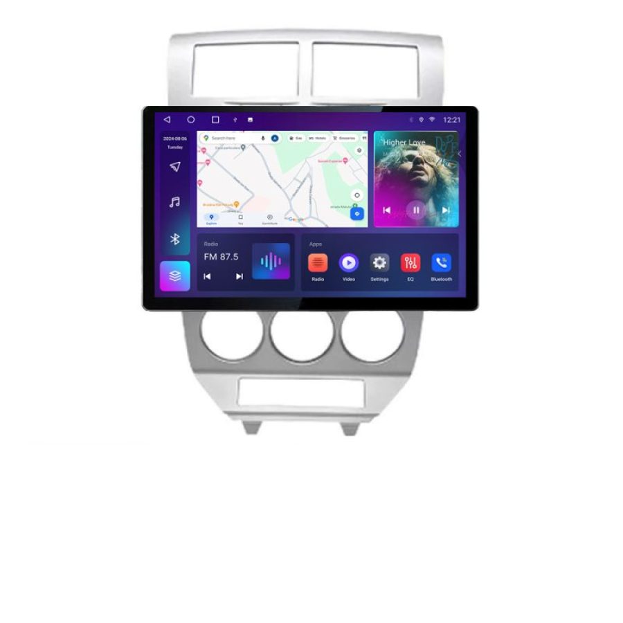 Navigatie dedicata Dodge Caliber 2006-2010  N-caliber-06 Edonav ecran 13" 2K 8 si 128 Android Waze USB Navigatie 4G 360 Toslink Yo - imagine 2