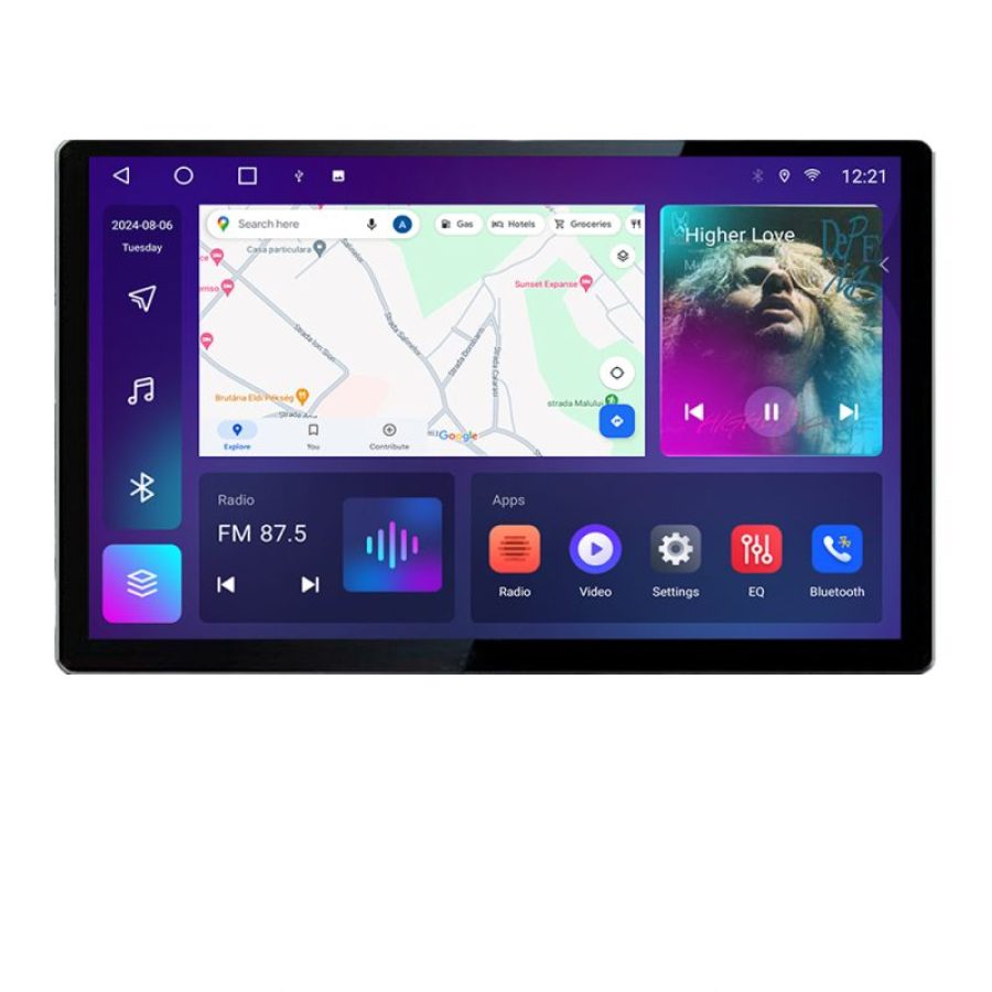 Navigatie dedicata Edonav Skoda Kamiq 2019-, Ecran 2K QLED 13",Octacore,4Gb RAM,32Gb Hdd,4G,360,DSP,Carplay,Bluetooth - imagine 2