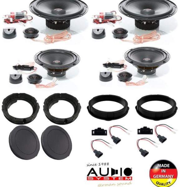 Difuzoare auto Audi A3 A4 A5 A6 A7 A8 Q3 Q4 Q5 Q7 dedicate usi fata si spate Audio System 560 W max