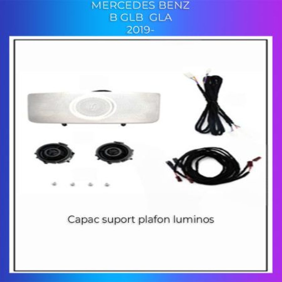 Lumini Ambientale capac suport plafon Mercedes B  GLB  GLA control pe sistemul original sau telefon - imagine 4