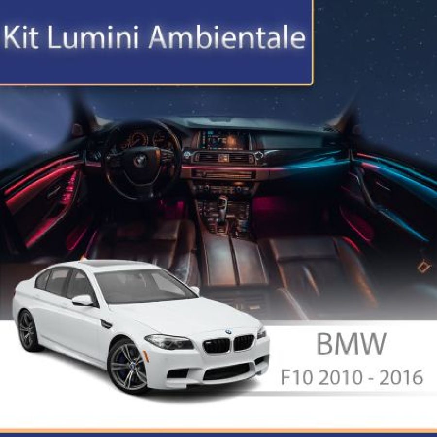 Lumini Ambientale BMW Seria 5 2010-2016 dedicat lampă spătar scaun control telefon sau sistem original - imagine 2