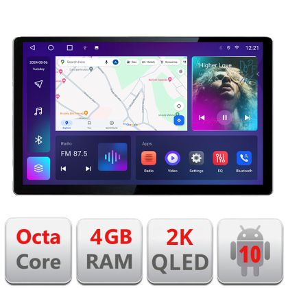 Navigatie dedicata Opel Movano Renault Master 2020- Edonav ecran 13" 2K 8 si 128 Android Waze USB Navigatie 4G 360 Toslink Youtube V2 - imagine 3