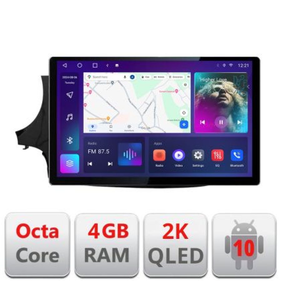 Navigatie dedicata Opel Mokka 2016- N-MOKKA2 Edonav ecran 13" 2K 8 si 128 Android Waze USB Navigatie 4G 360 Toslink Youtube Radio V1 - imagine 3