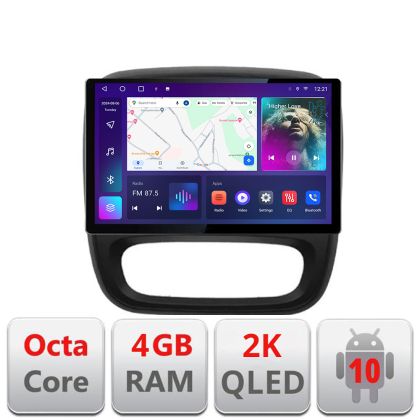 Navigatie dedicata Renault Trafic 2014-2017 N-rt09 Edonav ecran 13" 2K 8 si 128 Android Waze USB Navigatie 4G 360 Toslink Youtube V2 - imagine 3