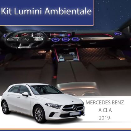 Lumini ambientale Mercedes W177-02+03 2019-2025 dedicat ventilatoare dedicate control telefon sau sistem original - imagine 2