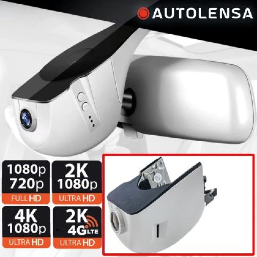 Cameră DVR Porsche Paramera 2018, cameră față-spate 1080p-720p Autolensa, 24/7 Gri VBSJ02 - imagine 6