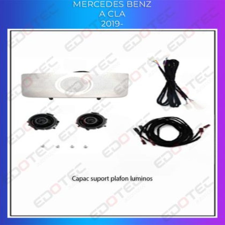 Lumini Ambientale capac suport plafon Mercedes A W177 CLA W118 control pe sistemul original sau telefon - imagine 4
