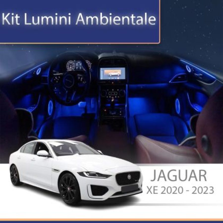 Lumini Ambientale Jaguar XE 2020-2023 capac boxe iluminate control telefon sau sistem original - imagine 2