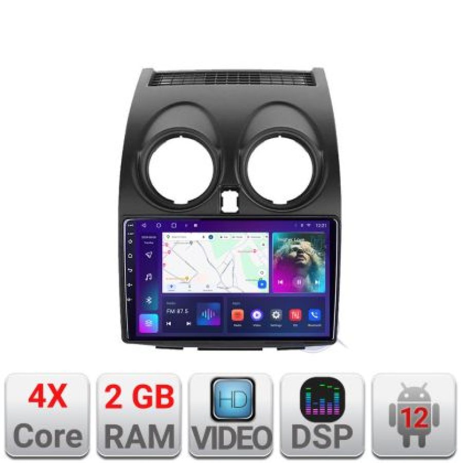 Navigatie Nissan Qashqai A-499  2+32 GB Android Waze USB Navigatie Internet Youtube Radio - imagine 4