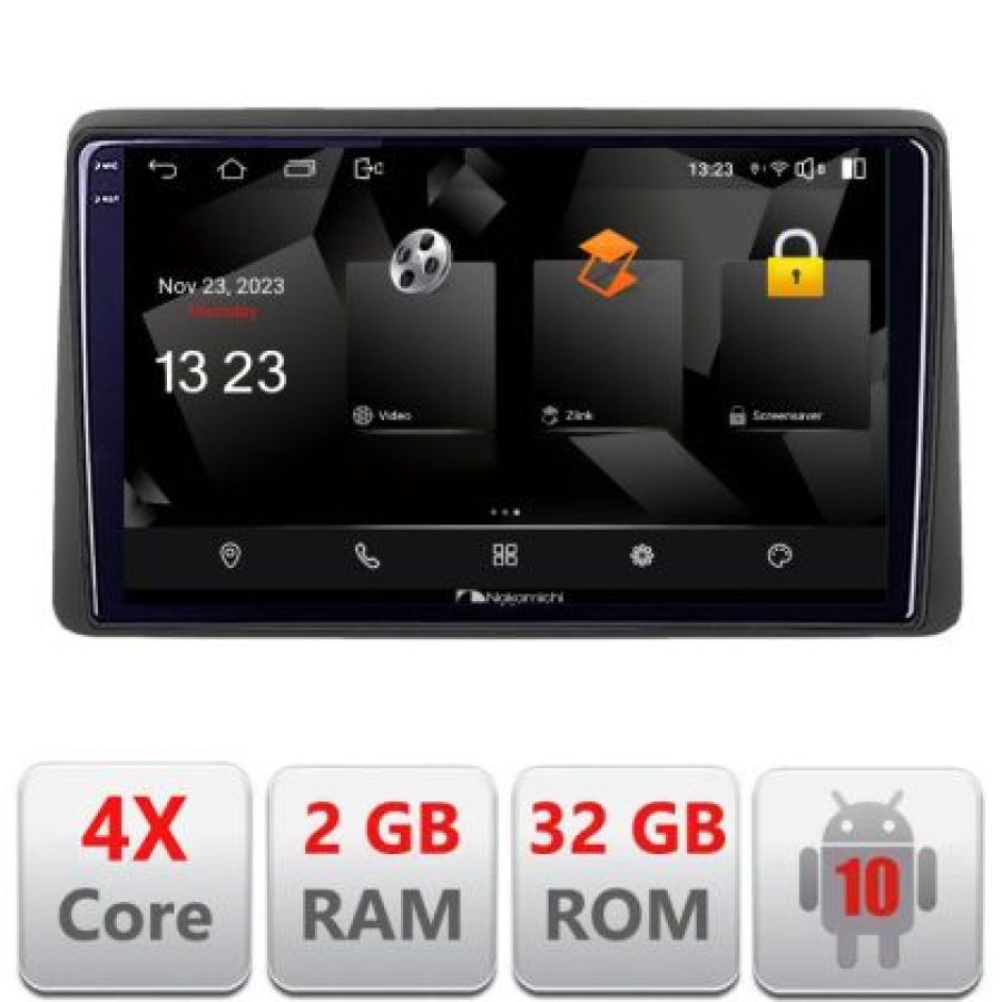 Navigatie DODGE RAM 2019-  Android Ecran 720P Quad Core 2+32 carplay android auto - imagine 3