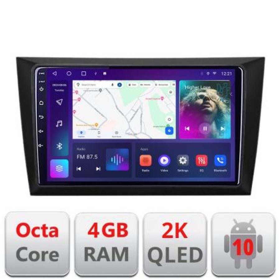 Navigatie VW Golf6 2009-2013 C-golf6 Android Octa Core Ecran 2K QLED GPS 4G 4+32GB 360 KIT-golf6+EDT-E409-2K - imagine 4