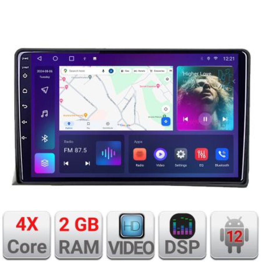 Navigatie vw multivan 2003-2015 A-MULTIVAN  2+32 GB Android Waze USB Navigatie Internet Youtube Radio - imagine 4