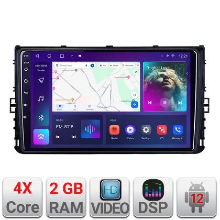 Navigatie grupul VW A-933  2+32 GB Android Waze USB Navigatie Internet Youtube Radio - imagine 4