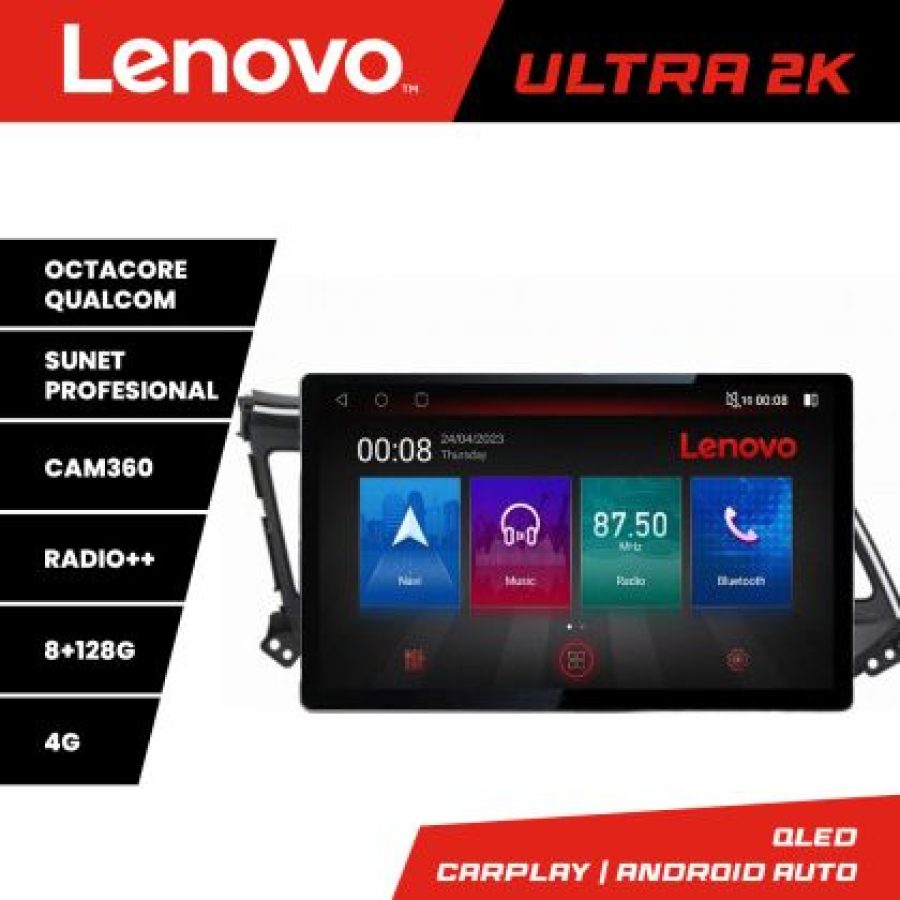Navigatie HHyundai Elantra 2018- N-1581 ecran 13" 2K 8+128 Android Waze USB Navigatie 4G 360 Toslink Youtube Rad - imagine 4