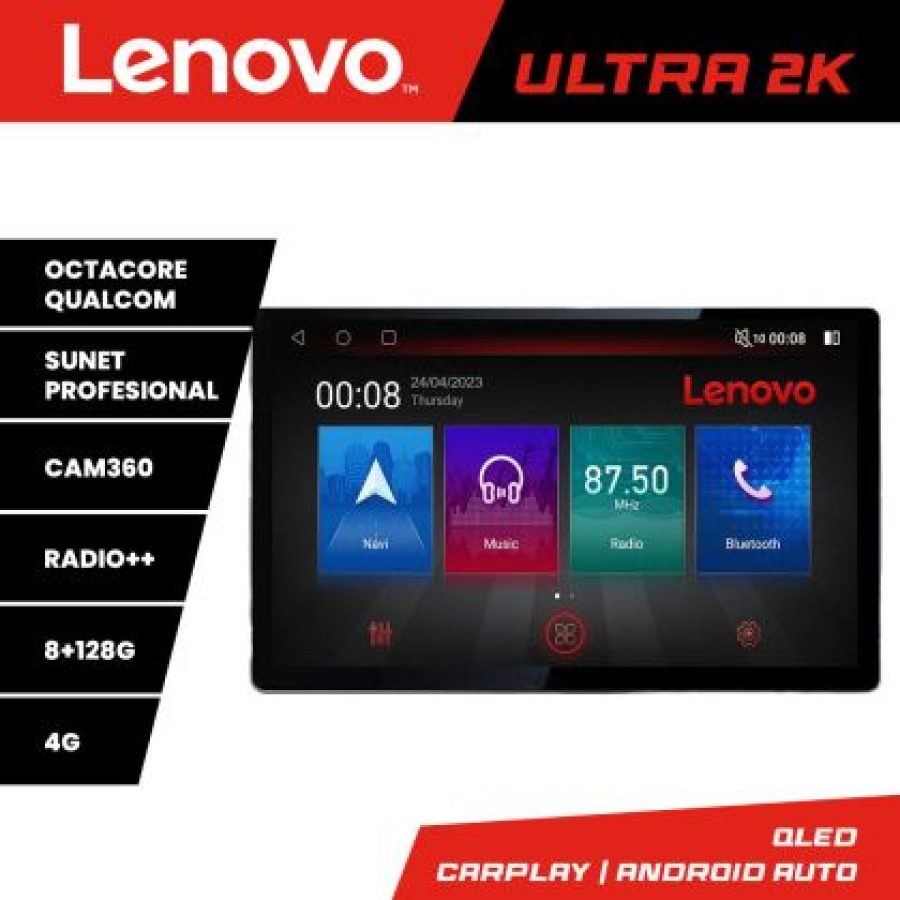 Navigatie Mazda 3 2004-2009 N-161 ecran 13" 2K 8+128 Android Waze USB Navigatie 4G 360 Toslink Youtube Radio KI - imagine 4