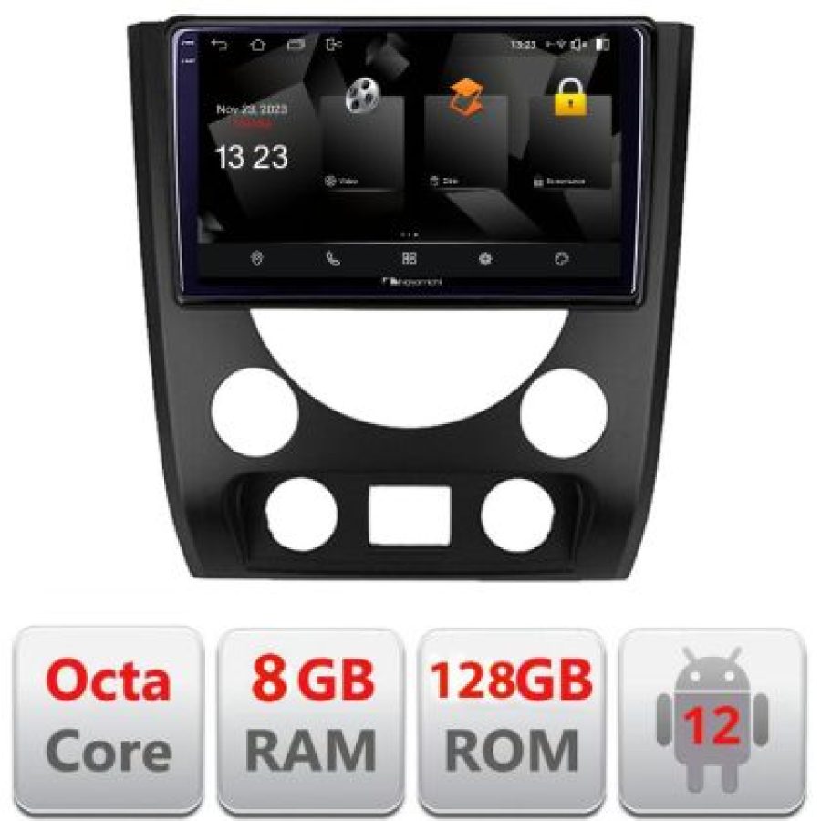 Navigatie Ssangyong rexton 2013-2016 Android Octa Core Qualcomm 2K Qled 8+128 DTS DSP 360 4G Optical - imagine 3