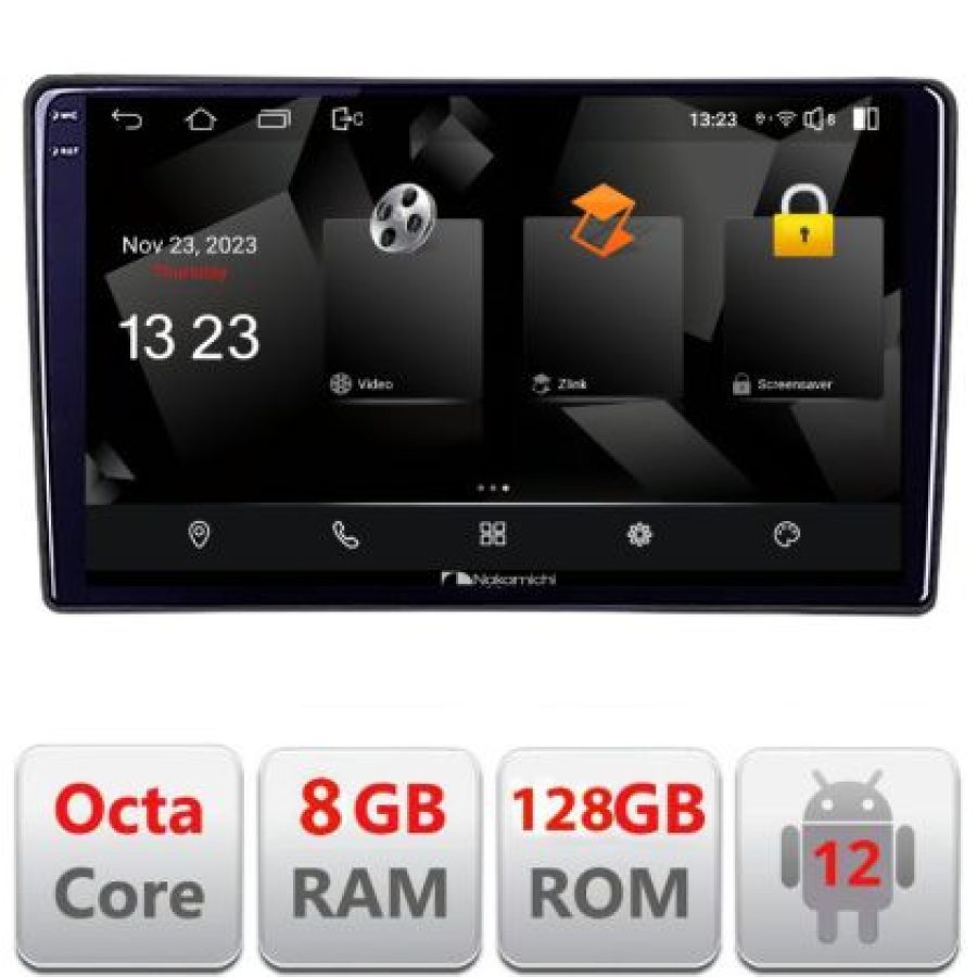 Navigatie Fiat Tipo 2020- Android Octa Core Qualcomm 2K Qled 8+128 DTS DSP 360 4G Optical - imagine 3