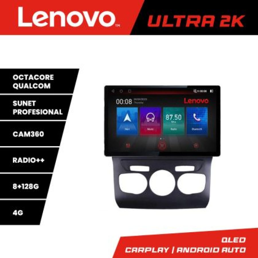 Navigatie Citroen C4 2011-2016 Quad Core N-241 ecran 13" 2K 8+128 Android Waze USB Navigatie 4G 360 Toslink You - imagine 4