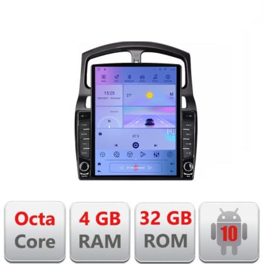 Navigatie HHyundai Santa Fe 2000-2006 Android radio gps internet Octa Core 4+64 LTE Kit-santafe-old+EDT-E709 - imagine 5