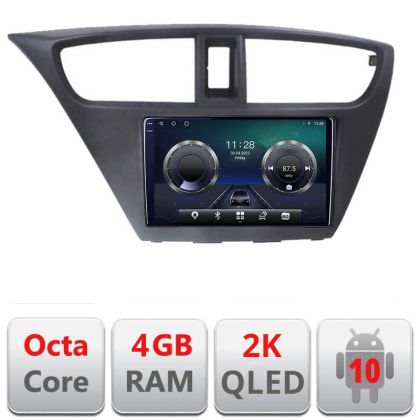 Navigatie Honda Civic 2012-2016 C-civic Android Octa Core Ecran 2K QLED GPS 4G 4+32GB 360 KIT-civic+EDT-E409-2K+ctsho006.2+ctmultilead.2+cab-un - imagine 3