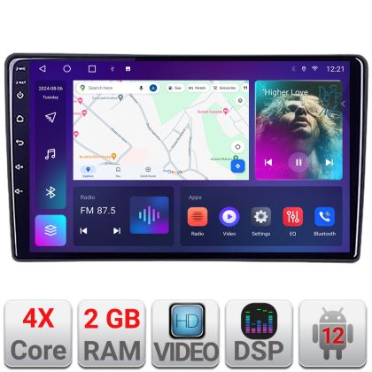 Navigatie VW Touareg 2002-2010 Android radio gps internet 2+32 kit-touareg-old+EDT-E209 - imagine 4