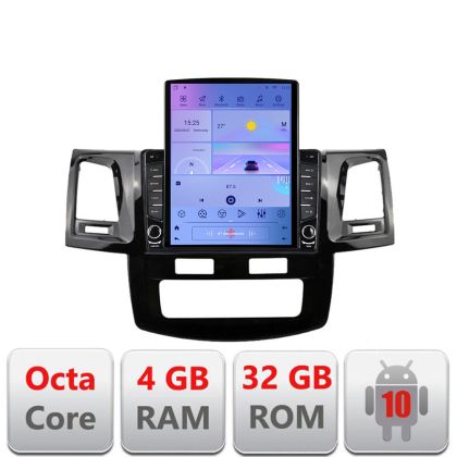 Navigatie Toyota Hilux 2008-2014 G-143 ecran tip TESLA 9.7" cu Android Radio Bluetooth Internet GPS WIFI 4+32GB DSP 4G - imagine 5