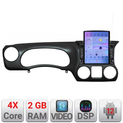 Navigatie JEEP WRANGLER 2011-2014 Manual K-wr ecran tip TESLA 9.7" cu Android Radio Bluetooth Internet GPS WIFI 2+32 D - imagine 5