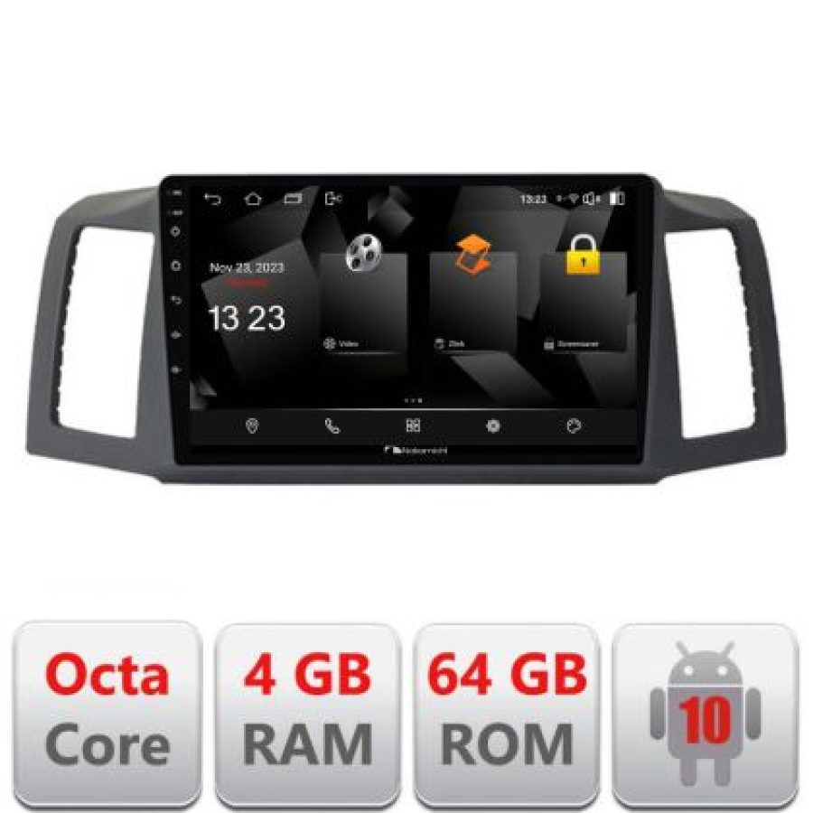 Navigatie Jeep Grand Cherokee 2008-2010 Android radio gps internet quad core 4+64 carplay android auto - imagine 3