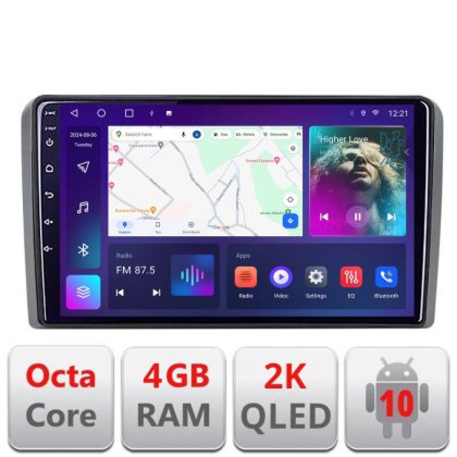 Navigatie Iveco Daily 2007-2014 C-daily Android Octa Core Ecran 2K QLED GPS 4G 4+32GB 360 KIT-daily+EDT-E409-2K - imagine 4