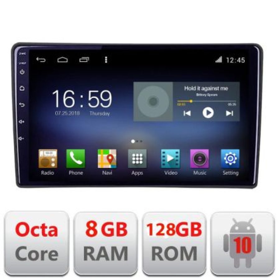Navigatie Fiat Tipo 2020- Android radio gps internet Octa Core 8+128 LTE Kit-tipo2022+EDT-E609 - imagine 3