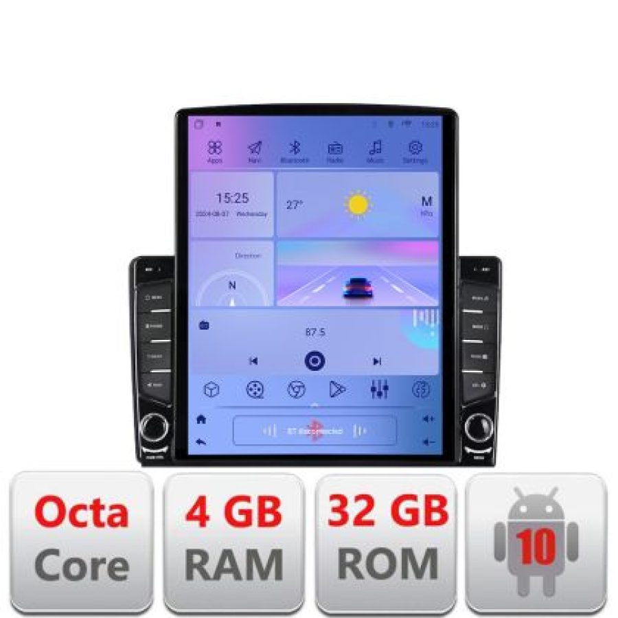 Navigatie Fiat Tipo 2020- Android radio gps internet Octa Core 4+64 LTE Kit-tipo2022+EDT-E709 - imagine 5