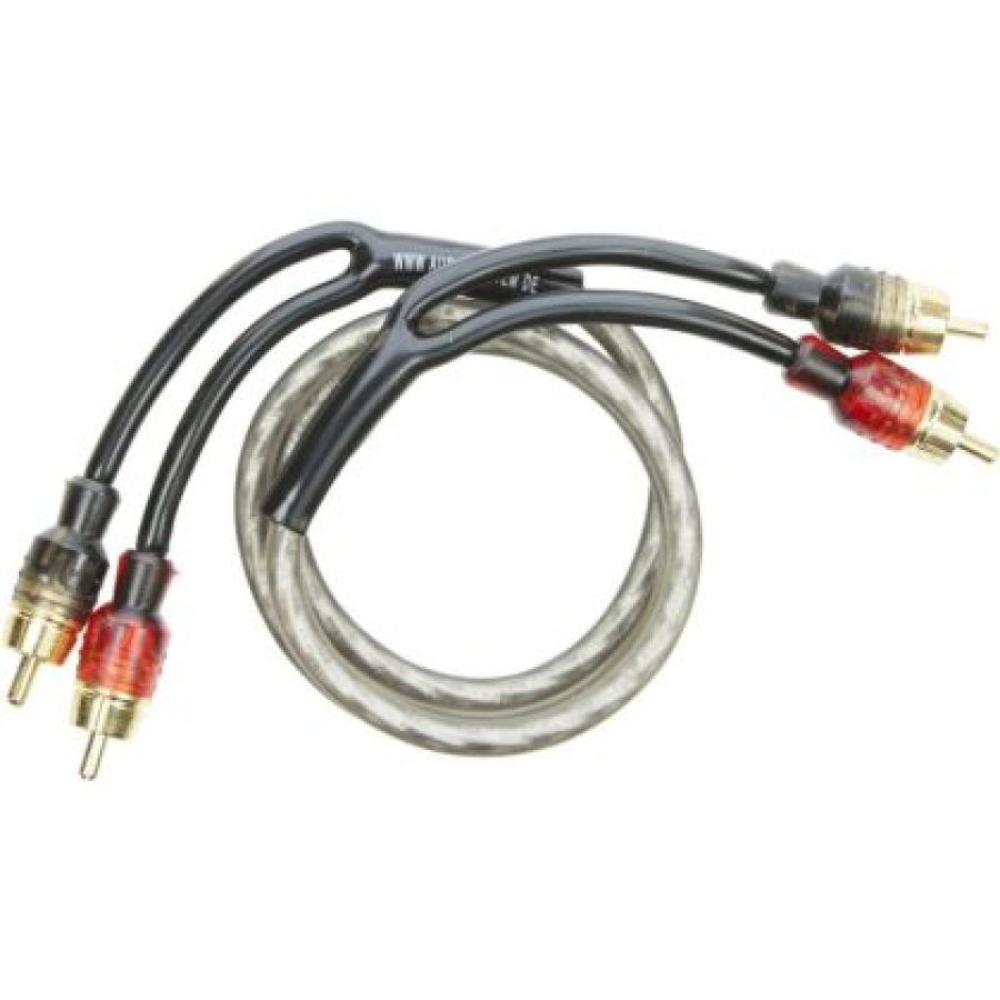 Cablu RCA OFC de 0.75M cu 2 mufe conectare RCA Audio System German Sound - imagine 3