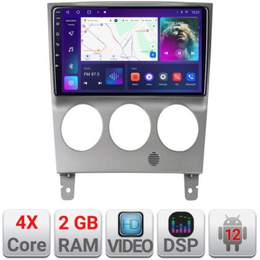 Navigatie Subaru Impreza 2002-2007 Android radio gps internet 2+32 KIT-impreza2002+EDT-E209 - imagine 4
