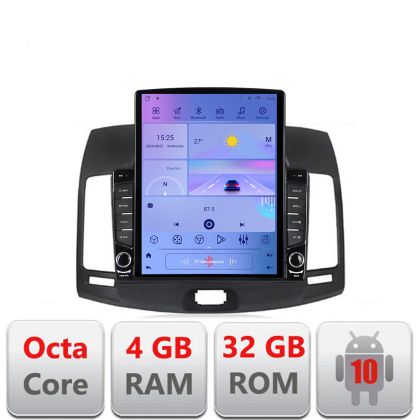 Navigatie HHyundai Elantra 2007-2011 G-2009 ecran tip TESLA 9.7" cu Android Radio Bluetooth Internet GPS WIFI 4+32GB DS - imagine 5