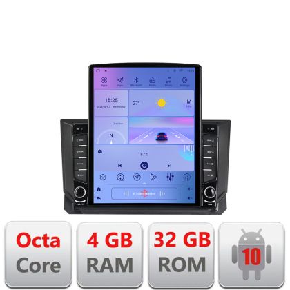 Navigatie Seat Ibiza 2017- G-IBZ ecran tip TESLA 9.7" cu Android Radio Bluetooth Internet GPS WIFI 4+32GB DSP 4G Octa - imagine 5