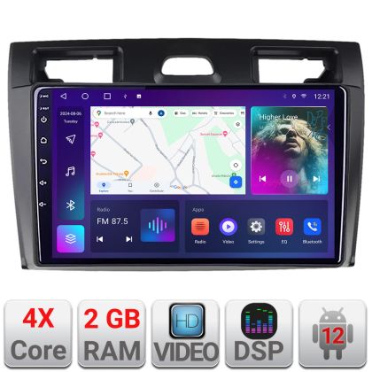 Navigatie Ford Fiesta MK5 2002-2008 Android radio gps internet 2+32 KIT-fiesta-mk5+EDT-E209 - imagine 4