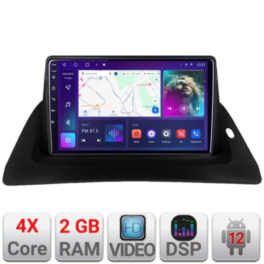 Navigatie Renault Kangoo  Android radio gps internet  2+32 kit-Kangoo+EDT-E209v2 - imagine 4