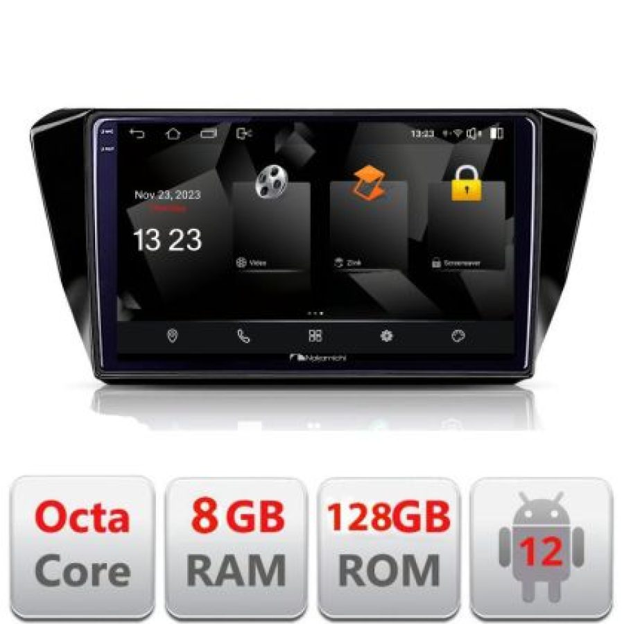 Navigatie Skoda Superb 3 2015-2017 5960Pro-932 Android Octa Core Qualcomm 2K Qled 8+128 DTS DSP 360 4G Optical - imagine 3