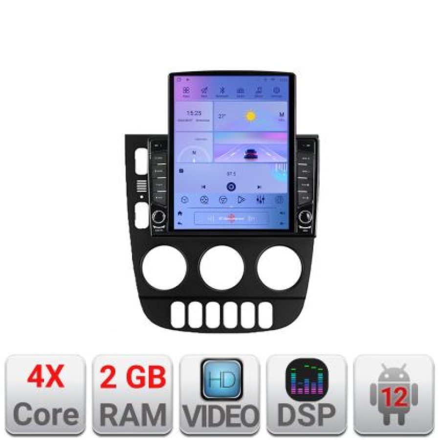 Navigatie Mercedes ML W163 1998-2005 Android radio gps internet quad core 2+32 ecran vertical 9.7" Kit-i20-2012+EDT-E708 - imagine 5
