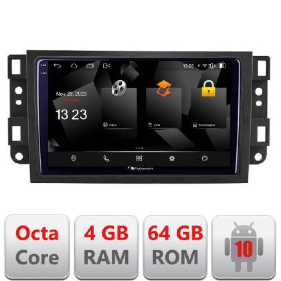 Navigatie Chevrolet Captiva 5510-020 Android Octa Core 720p 4+64 DSP 360 camera carplay android auto - imagine 3