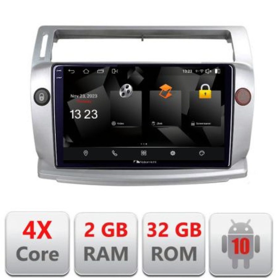 Navigatie Citroen C4 Quad Core 5230-088 Android Ecran 720P Quad Core 2+32 carplay android auto - imagine 3