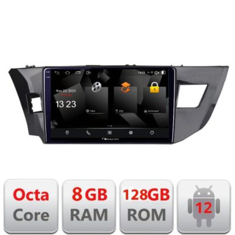 Navigatie Toyota Corolla 2013-2017 5960Pro-470 Android Octa Core Qualcomm 2K Qled 8+128 DTS DSP 360 4G Optical - imagine 3