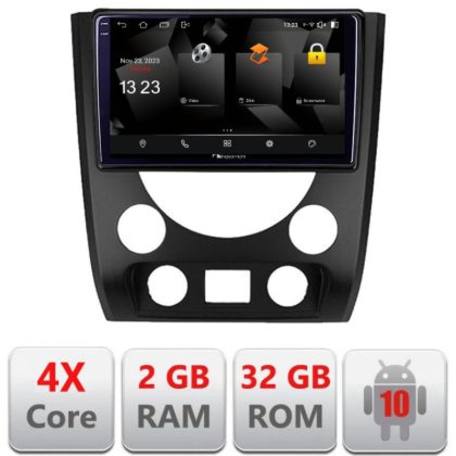 Navigatie Ssangyong rexton 2013-2016 Android Ecran 720P Quad Core 2+32 carplay android auto - imagine 3