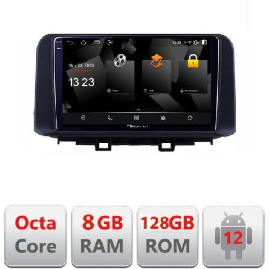 Navigatie HHyundai Kona 5960Pro-1058 Android Octa Core Qualcomm 2K Qled 8+128 DTS DSP 360 4G Optical - imagine 3