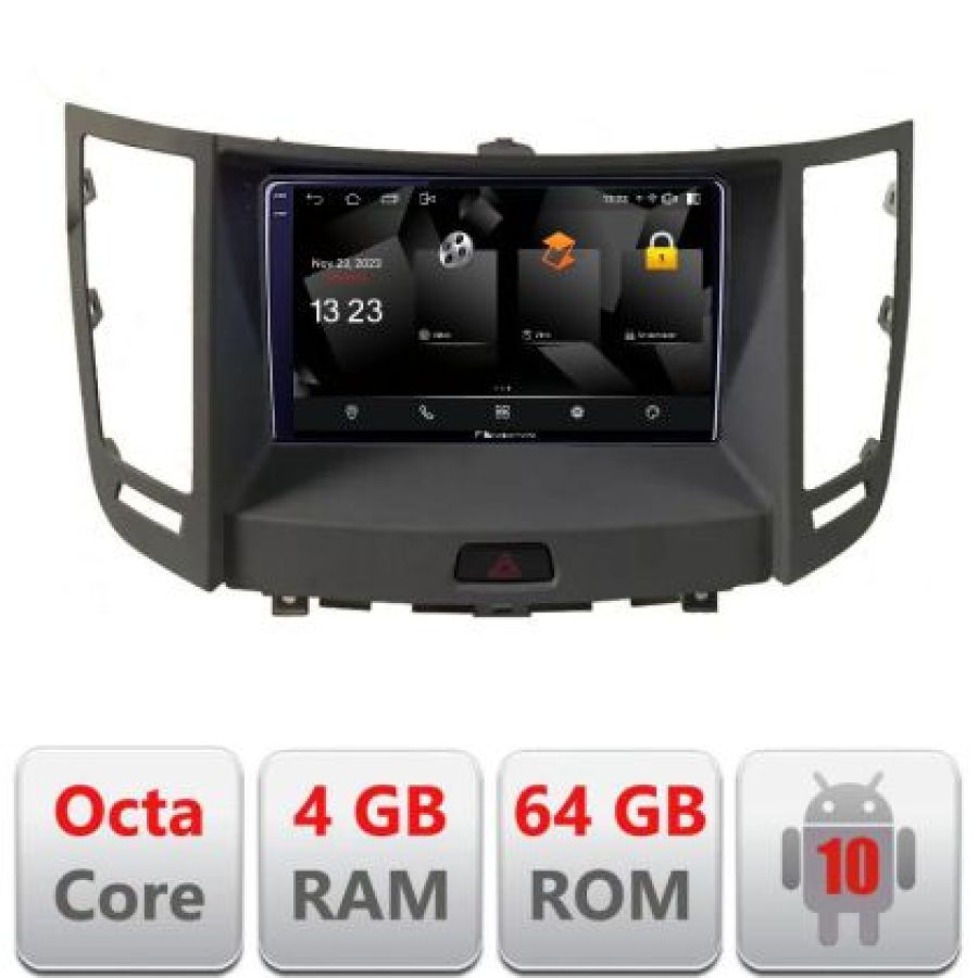 Navigatie Infinity FX intre anii 2009-2012 Android Octa Core 720p 4+64 DSP 360 camera carplay android auto - imagine 3