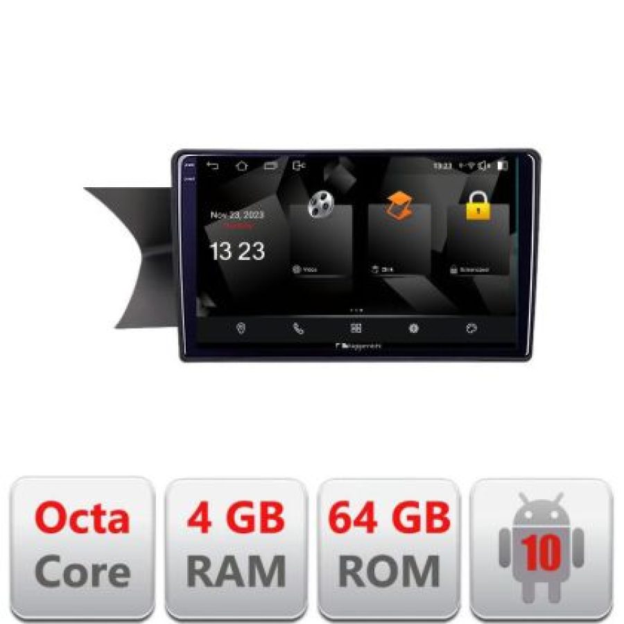 Navigatie Mercedes C W204 NTG4.5 2012-2015 Android Octa Core 720p 4+64 DSP 360 camera carplay android auto - imagine 3