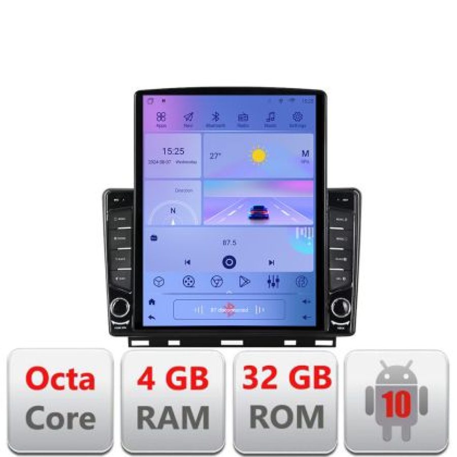 Navigatie Renault Clio 5 Android radio gps internet Octa Core 4+64 LTE Kit-clio5+EDT-E709 - imagine 5